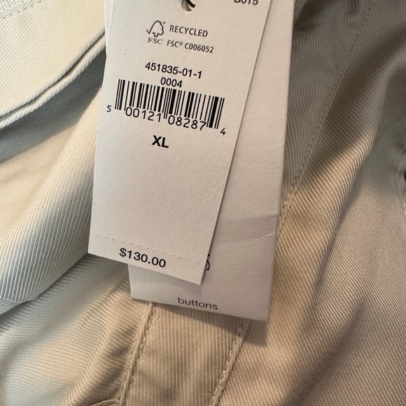 Banana Republic Sleeveless Button Up Beige Dress - Picture 5 of 5